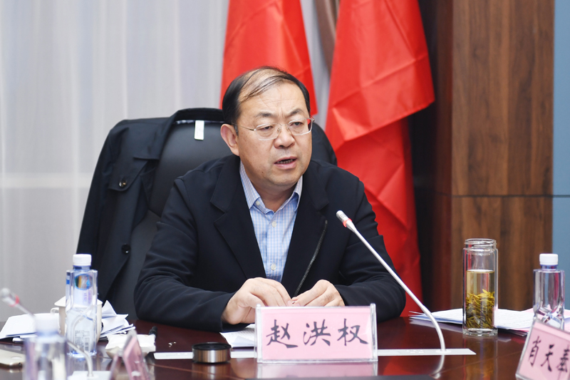 淮安市委常委政法委赵洪权书记一行调研全市检察工作